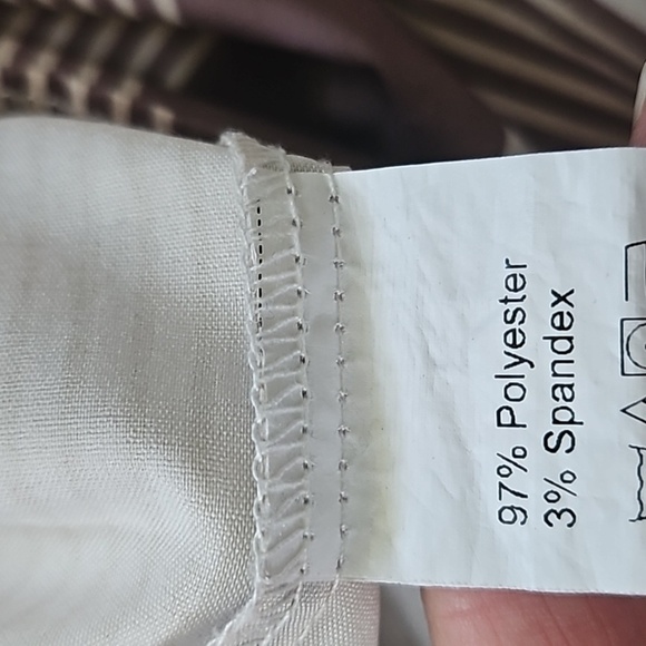 SHEIN Curve Retro 70s Striped Button Down Blouse - Picture 12 of 12